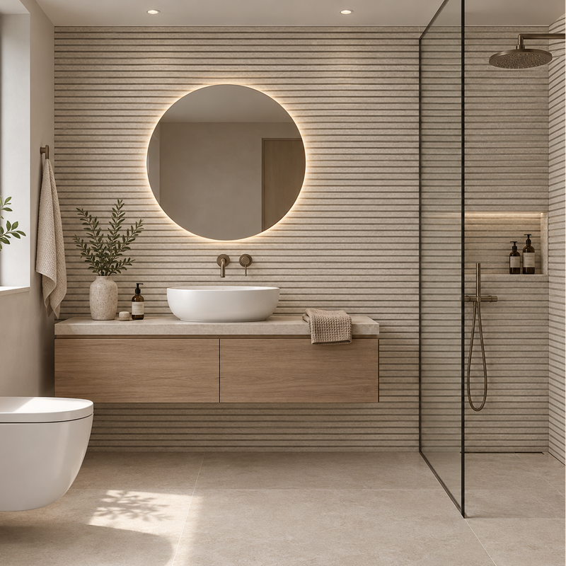 Image of Nature Wall Perla Tile 40x120cm-Large format-El Molino-Tile.co.uk