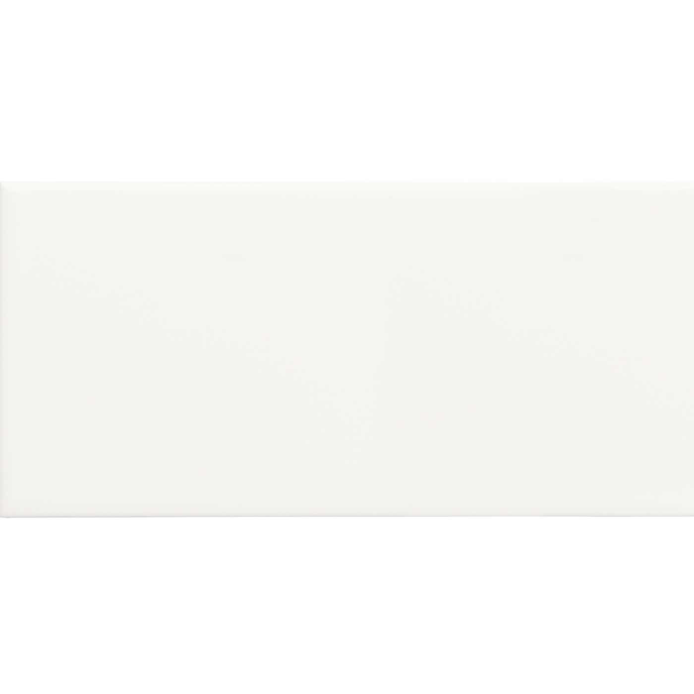 Image of Brilliant White Half Tile 15.2x7.5cm-Ceramic wall tile-Original Style-Tile.co.uk
