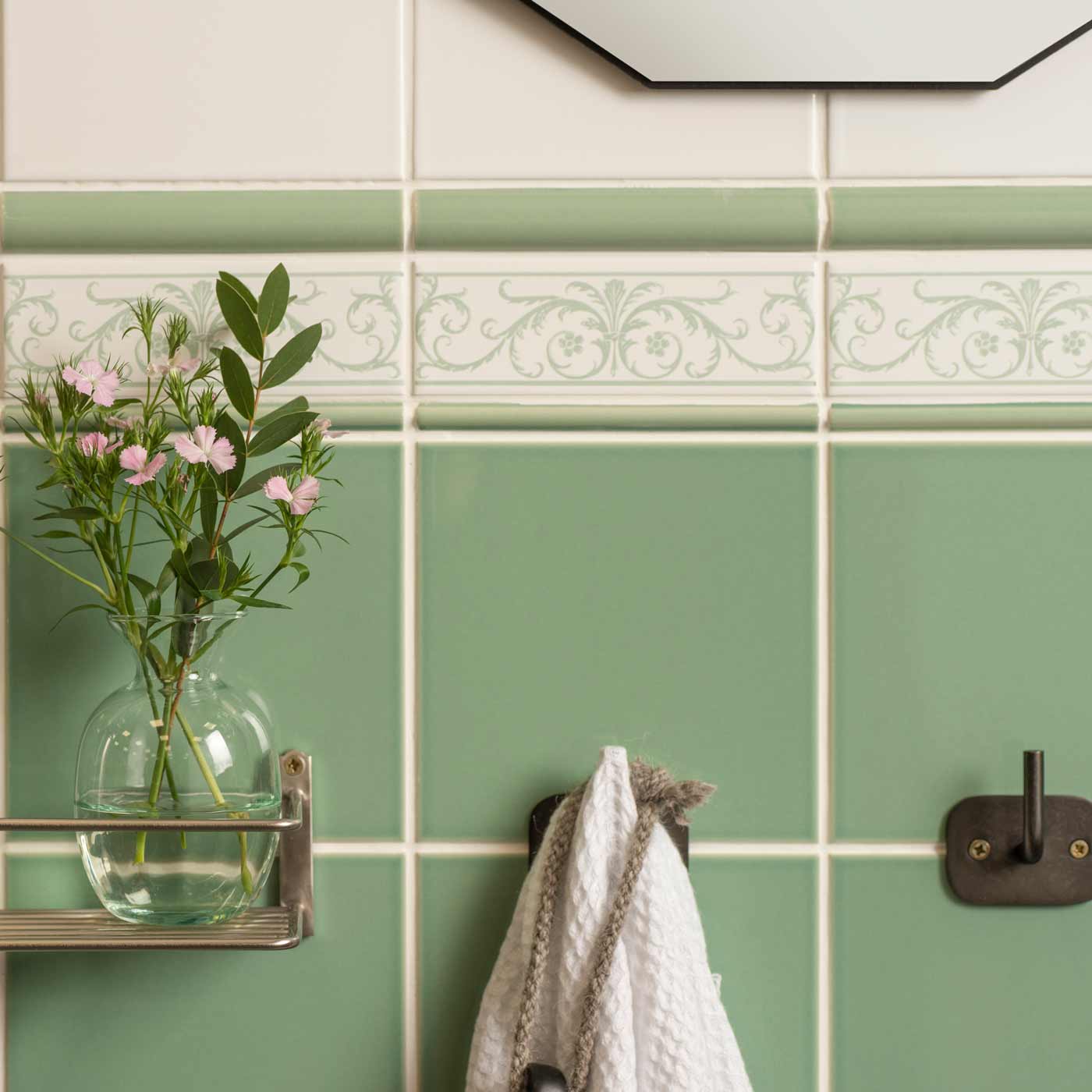 Image of Jade Breeze Field Tile 15.2x15.2cm-Ceramic wall tile-Original Style-Tile.co.uk
