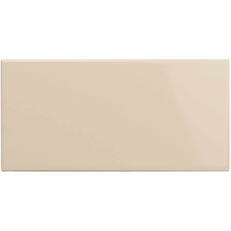Image of Ivory Half Tile 15.2x7.5cm-Ceramic wall tile-Original Style-Tile.co.uk