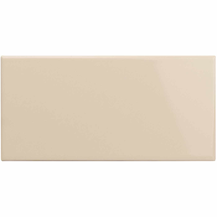 Ivory Half Tile 15.2x7.5cm-Ceramic wall tile-Original Style-Tile.co.uk