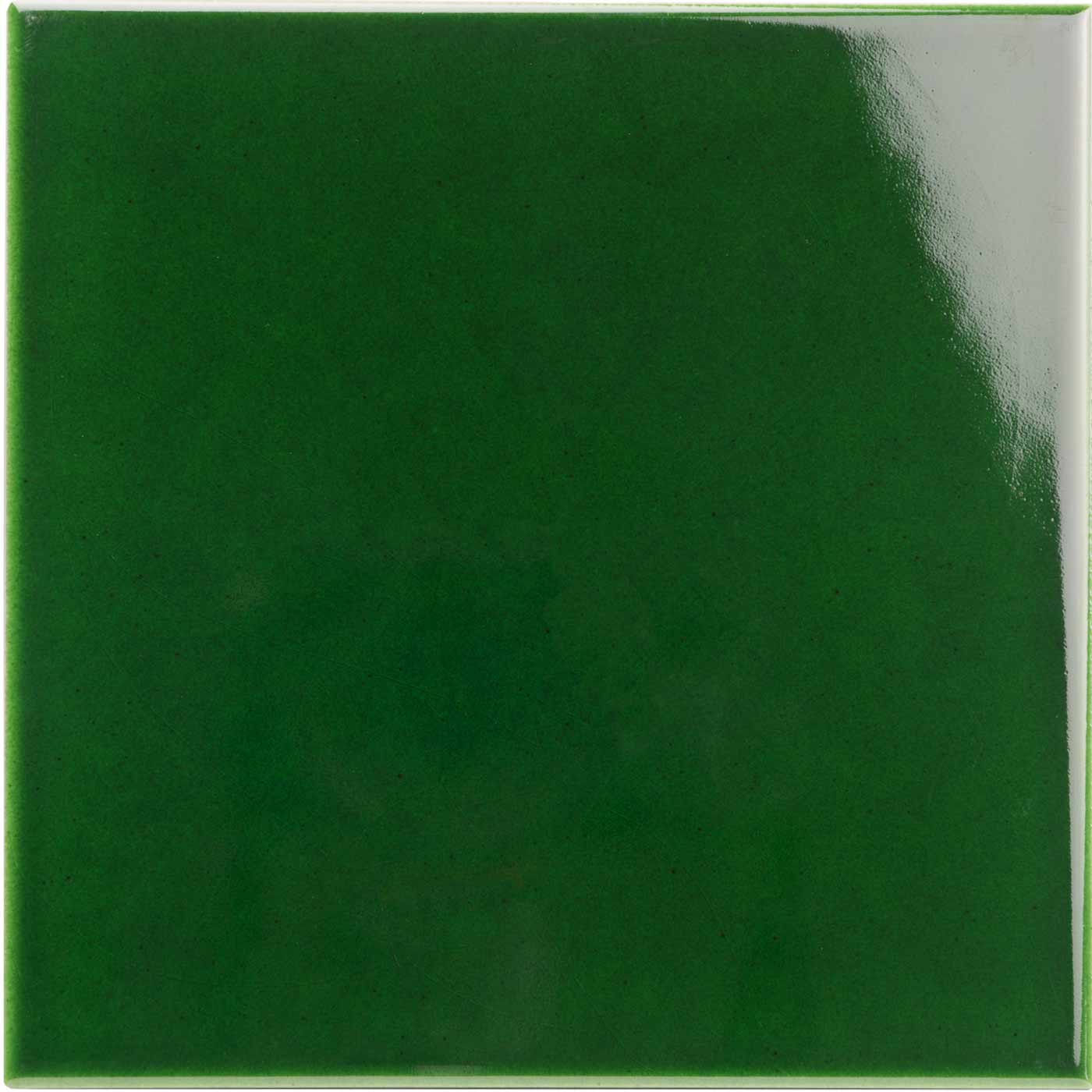 Image of Victorian Green Field Tile 15.2x15.2cm-Ceramic wall tile-Original Style-Tile.co.uk