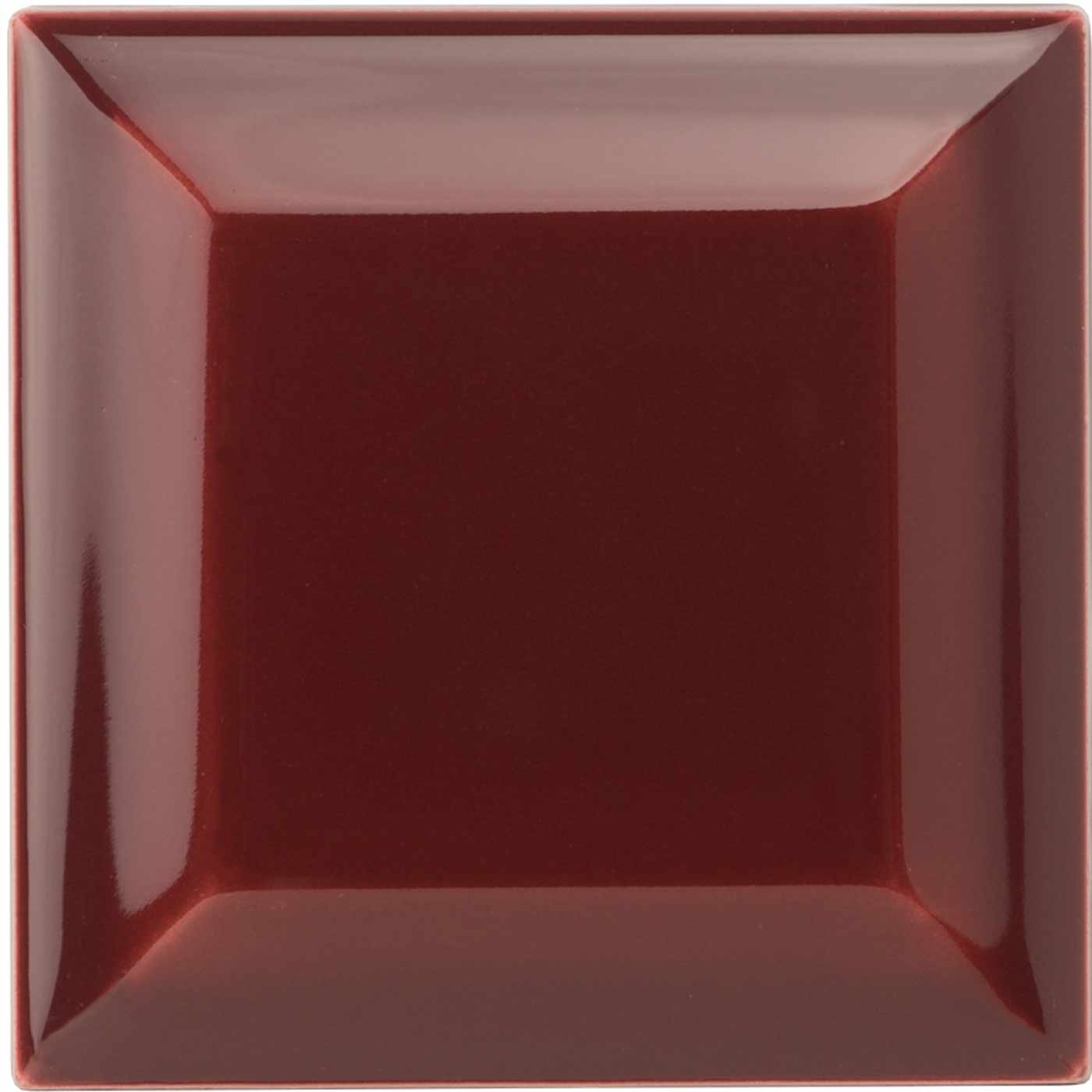 Image of Free Sample - Burgundy Metro Finishing Tile 10x10cm-sample-sample-Tile.co.uk
