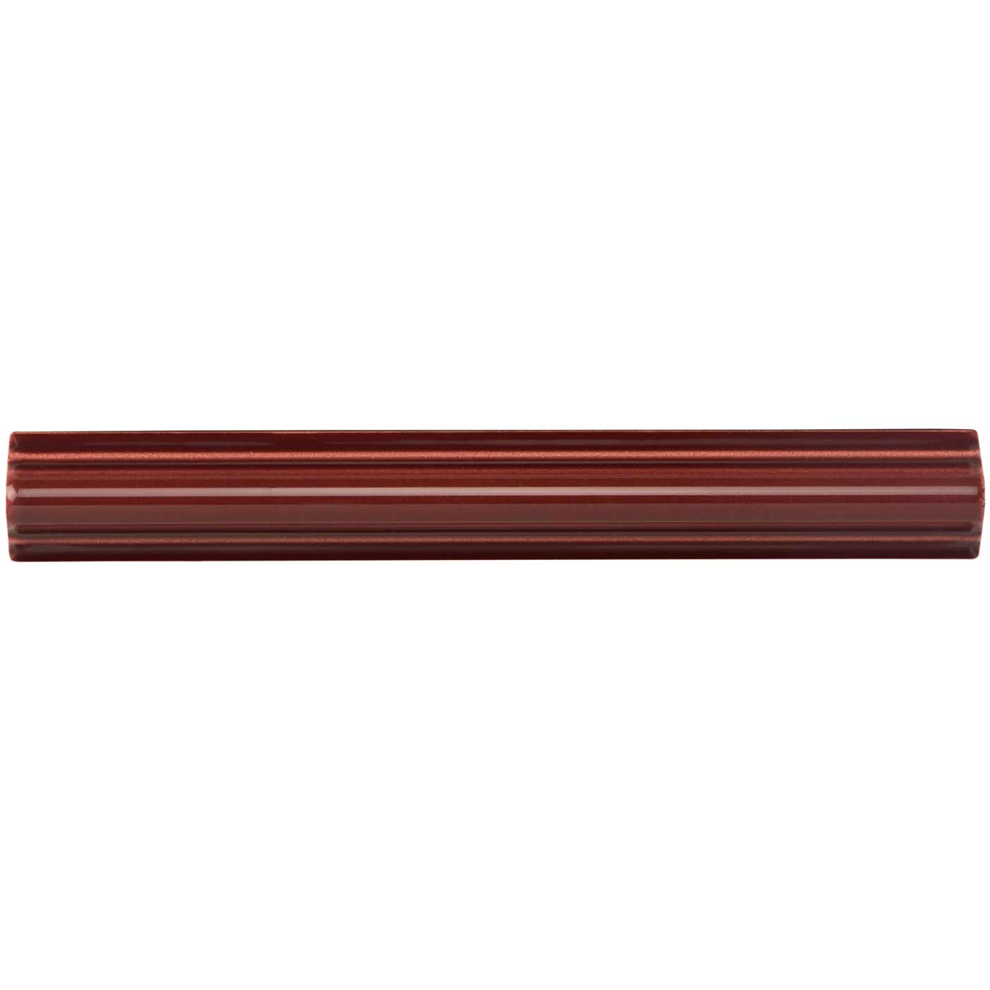 Image of Free Sample - Burgundy Astragal Dado 10x10cm - Delivered separately by Original Style-sample-sample-Tile.co.uk