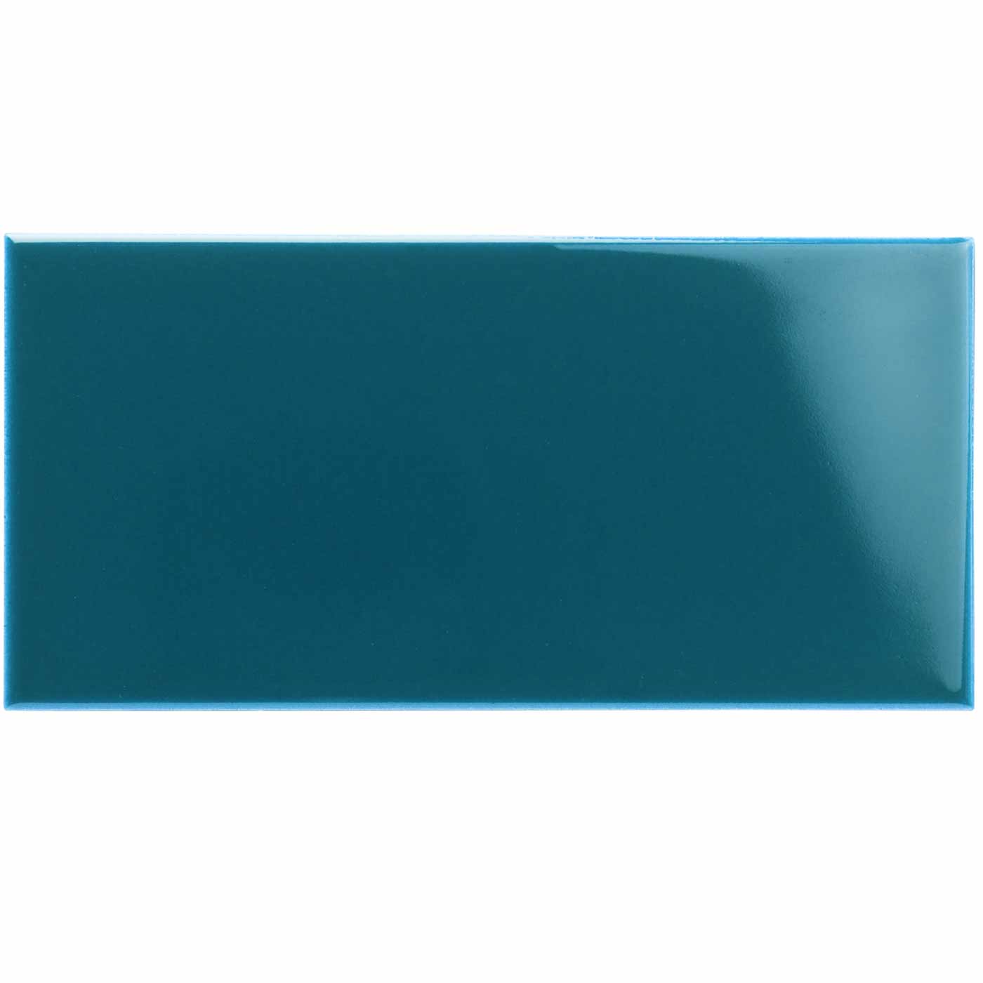 Image of Baroque Blue Half Tile 15.2x7.5cm-Ceramic wall tile-Original Style-Tile.co.uk