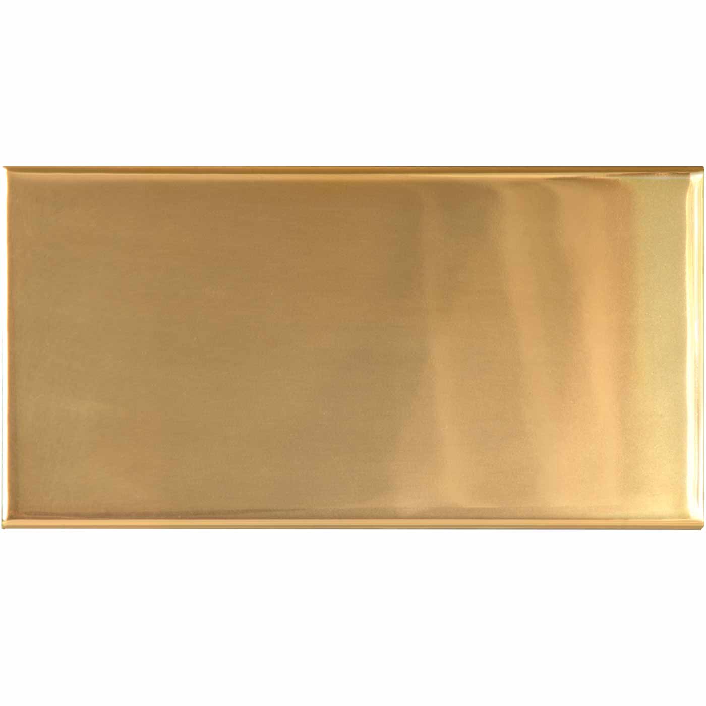 Image of Gold Half Tile 15.2x7.5cm-Ceramic wall tile-Original Style-Tile.co.uk