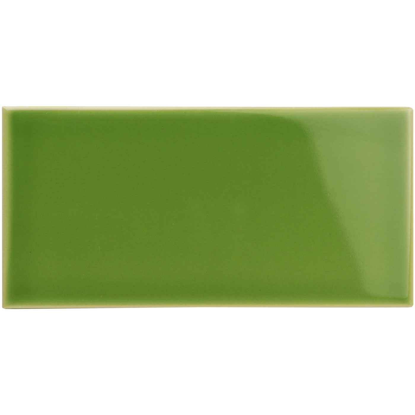 Image of Pavilion Green Half Tile 15.2x7.5cm-Ceramic wall tile-Original Style-Tile.co.uk