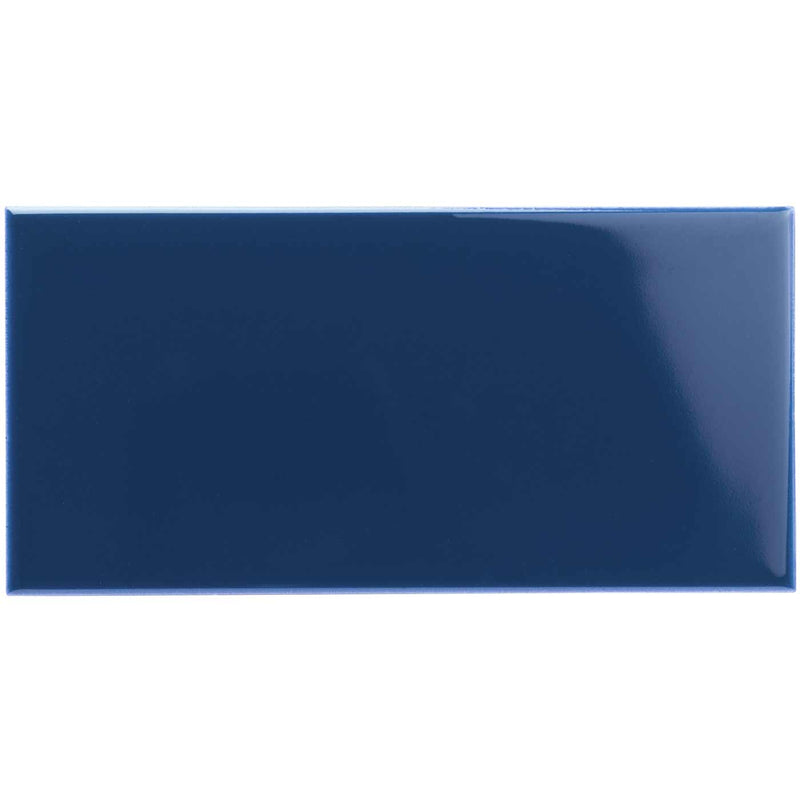 Image of Windsor Blue Half Tile 15.2x7.5cm-Ceramic wall tile-Original Style-Tile.co.uk