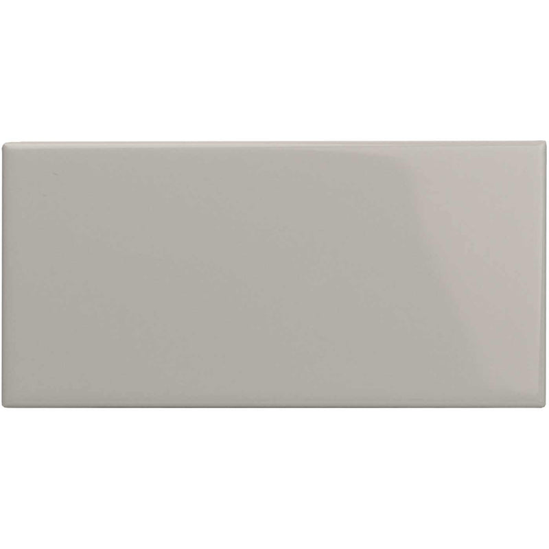 Image of Westminster Grey Half Tile 15.2x7.5cm-Ceramic wall tile-Original Style-Tile.co.uk