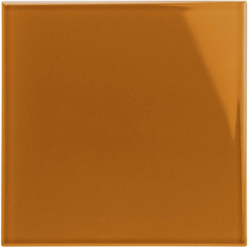 Image of Ochre Field Tile 15.2x15.2cm-Ceramic wall tile-Original Style-Tile.co.uk