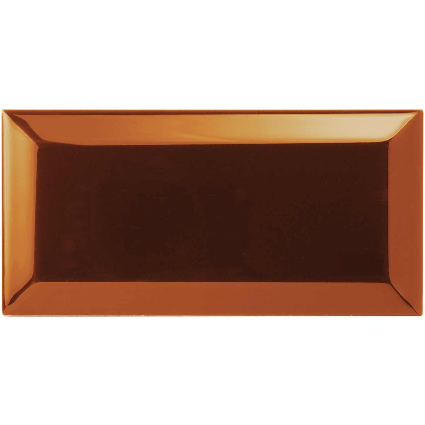 Image of Free Sample - Teapot Brown Metro Tile 10x10cm-sample-sample-Tile.co.uk