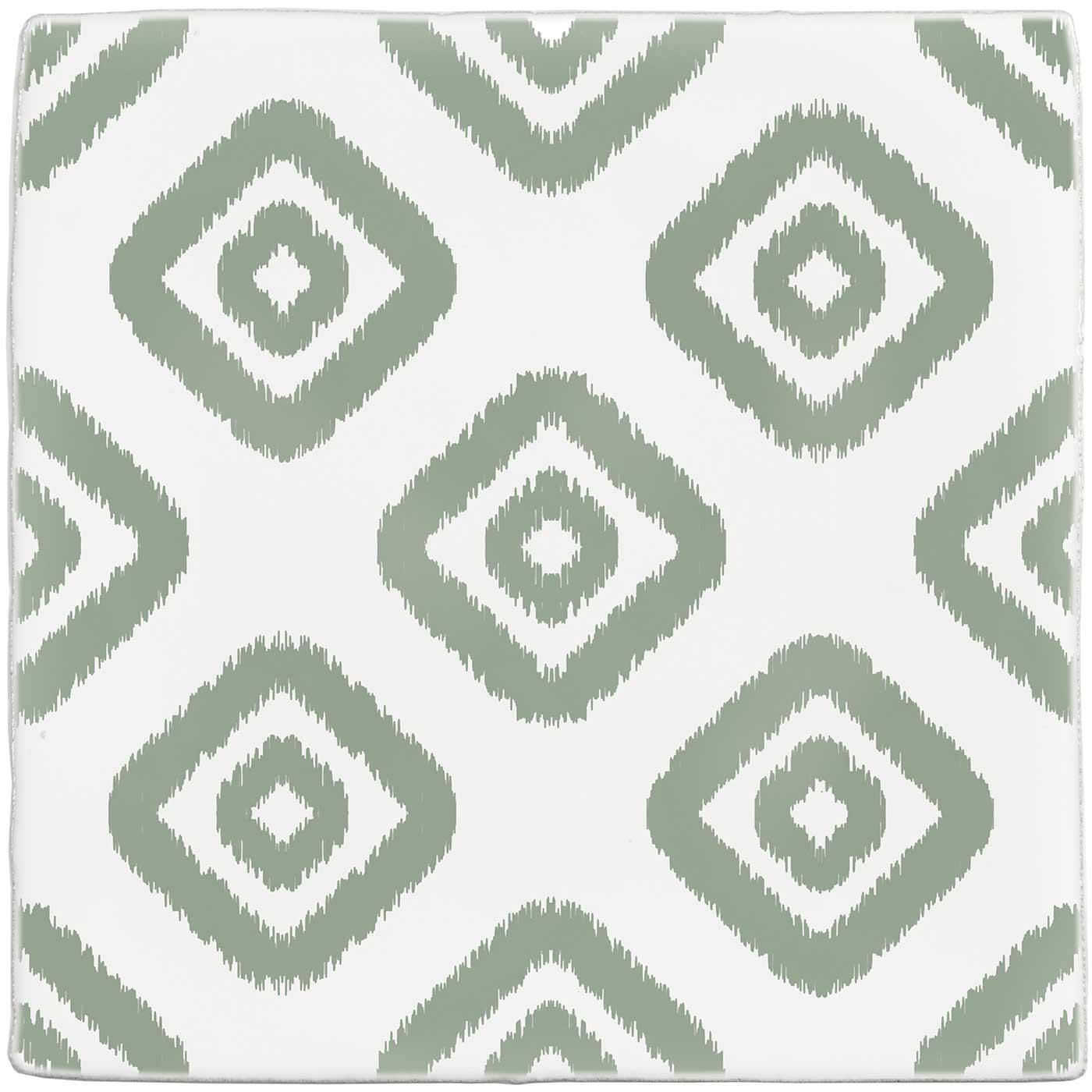 Image of Free Sample - Jacquard Sage Wall Tile 10x10cm-sample-sample-Tile.co.uk