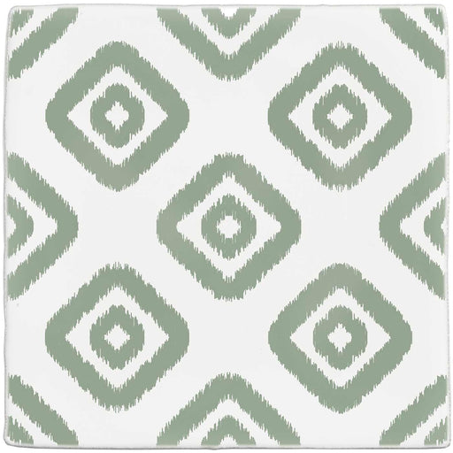 Free Sample - Jacquard Sage Wall Tile 10x10cm-sample-sample-Tile.co.uk