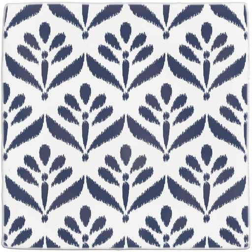 Free Sample - Jacquard Indigo Wall Tile 10x10cm-sample-sample-Tile.co.uk