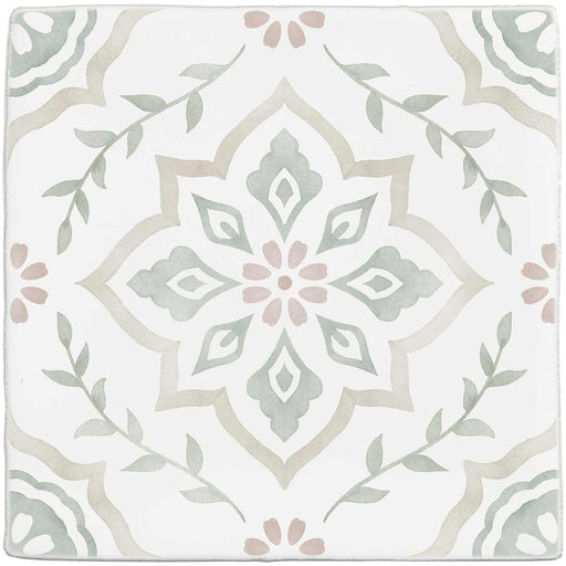 Free Sample - Jaipur Jasmine Wall Tile 10x10cm-sample-sample-Tile.co.uk