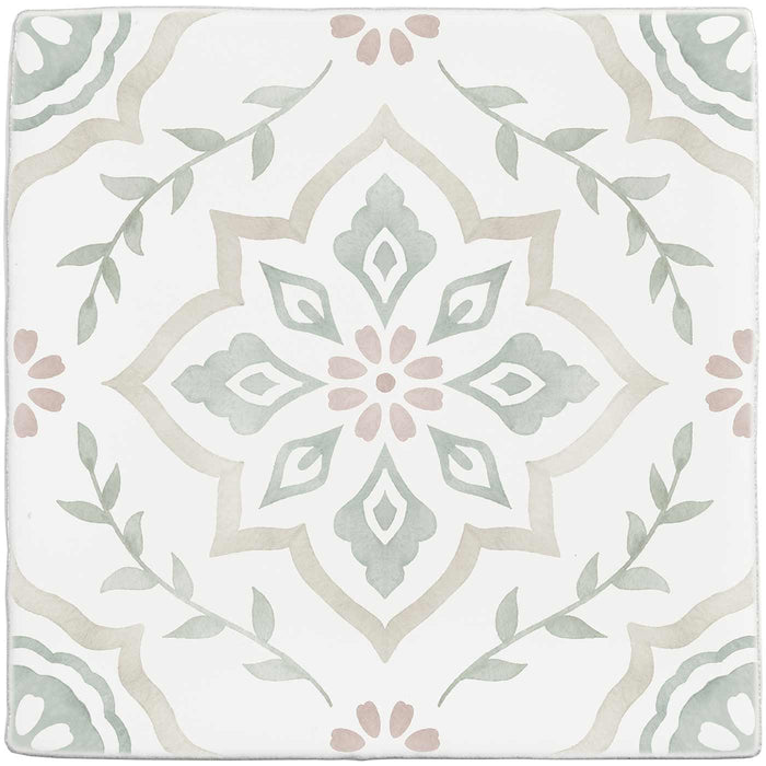 Free Sample - Jaipur Jasmine Wall Tile 10x10cm-sample-sample-Tile.co.uk