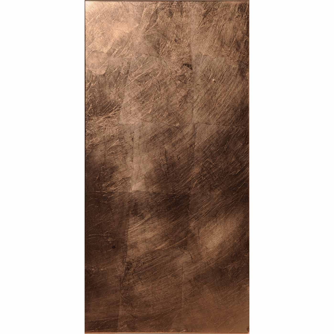 Image of Copper Leaf Decorative Glass wall tile 30x60cm-Glass Tiles-Original Style-tile.co.uk