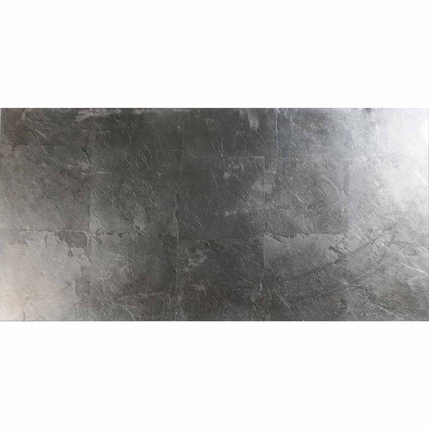 Image of Silver Leaf Decorative Glass wall tile 30x60cm-Glass Tiles-Original Style-tile.co.uk