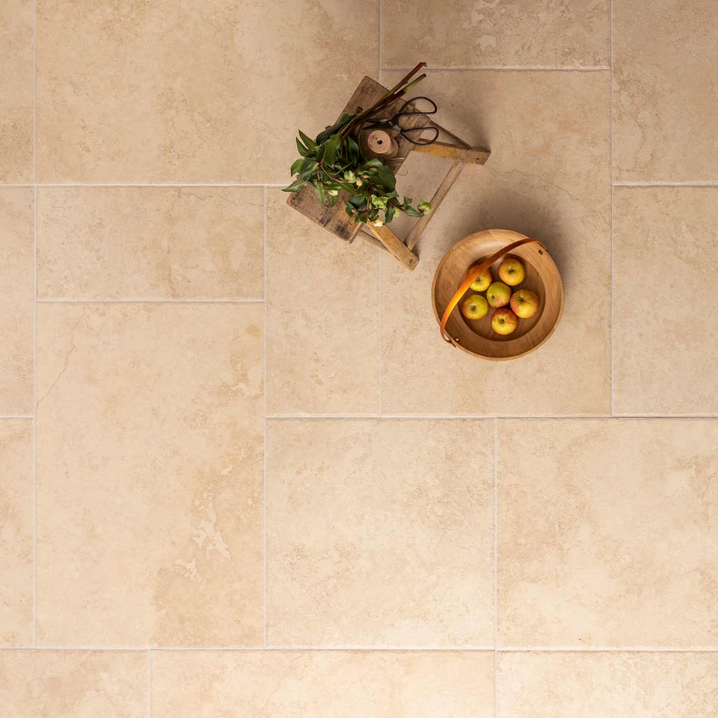 Image of Hartland Abbey Beige floor tile 60x60cm-porcelain floor tile-Original Style-tile.co.uk