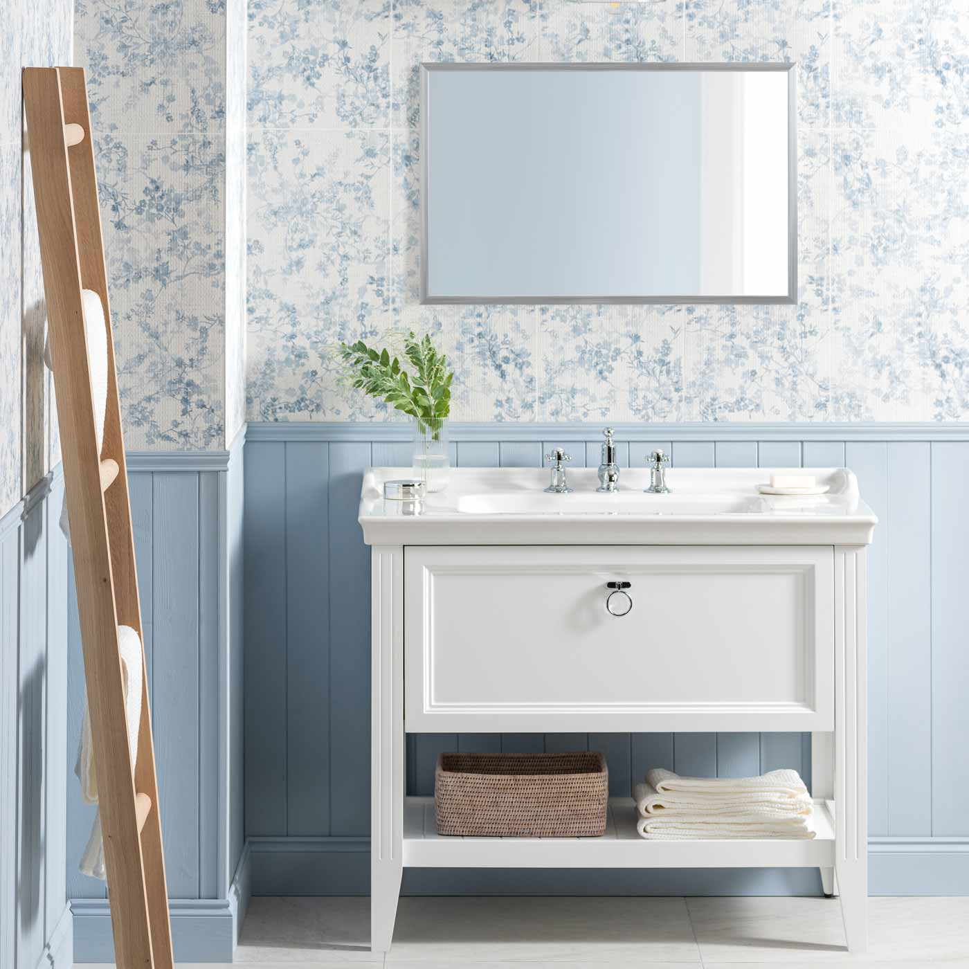 Image of Arbour Blossom Matt wall tile 59.8x29.8cm-Ceramic wall tile-Original Style-tile.co.uk
