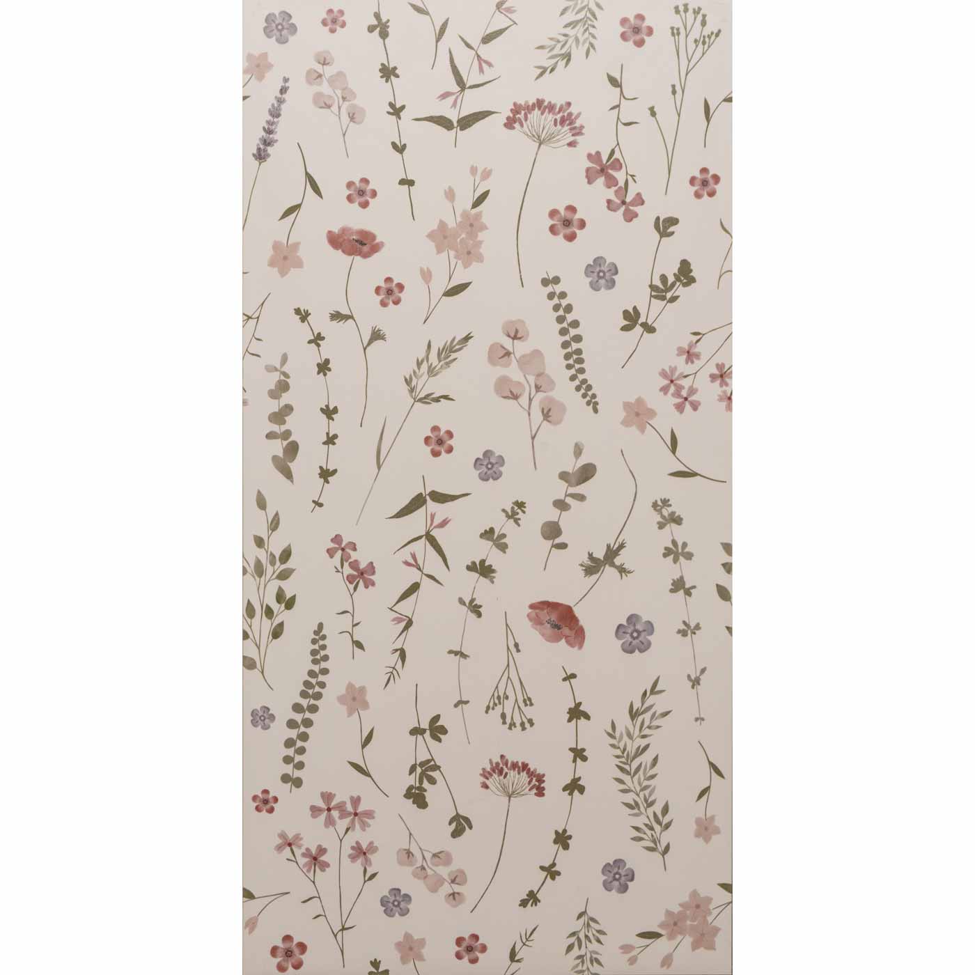 Image of Wildflower Rose Matt wall tile 30x60cm-Ceramic wall tile-Original Style-tile.co.uk