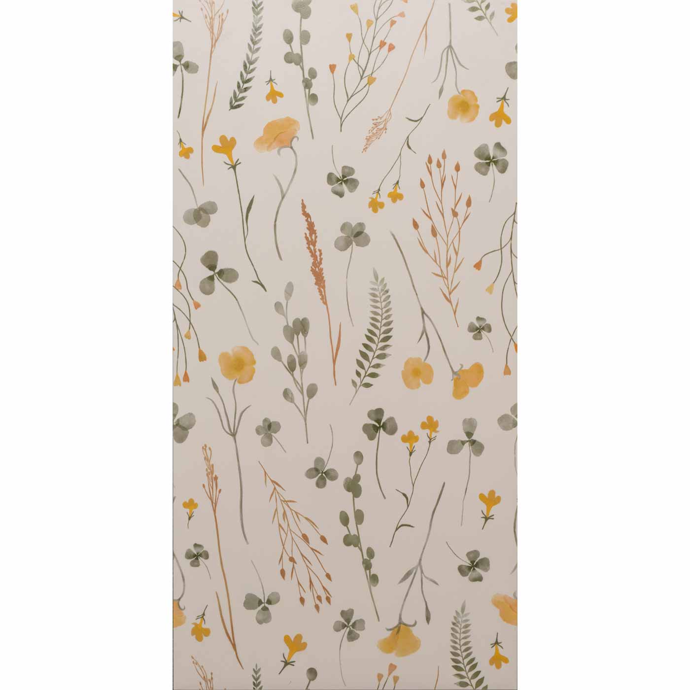 Image of Wildflower Gold Matt wall tile 30x60cm-Ceramic wall tile-Original Style-tile.co.uk
