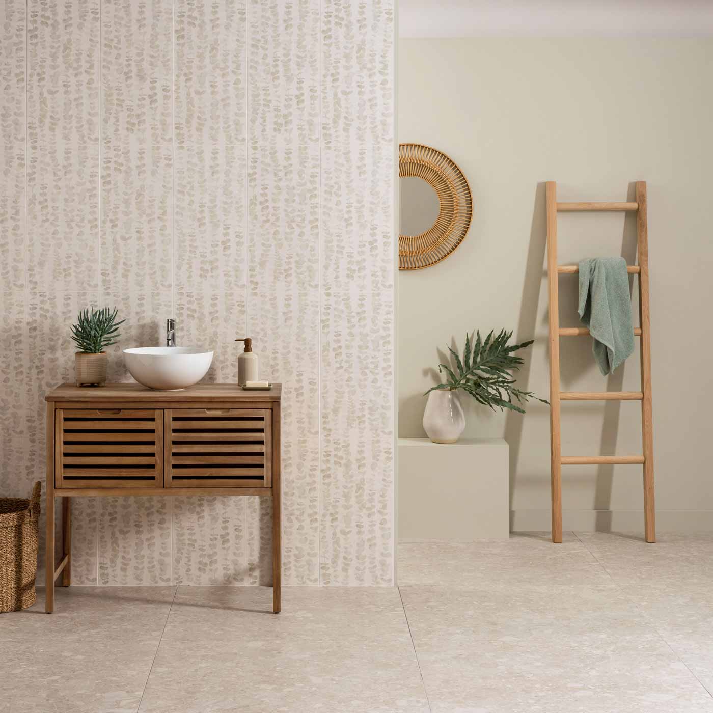 Image of Meadow Eucalyptus Matt wall tile 30x60cm-Ceramic wall tile-Original Style-tile.co.uk