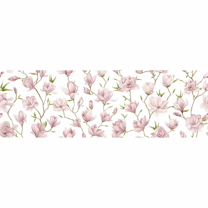 Sample 32x99cm English Garden Magnolia Patterned Repeat Matt Wall Tile-sample-sample-tile.co.uk