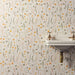 Wildflower Gold Matt wall tile 30x60cm-Ceramic wall tile-Original Style-tile.co.uk