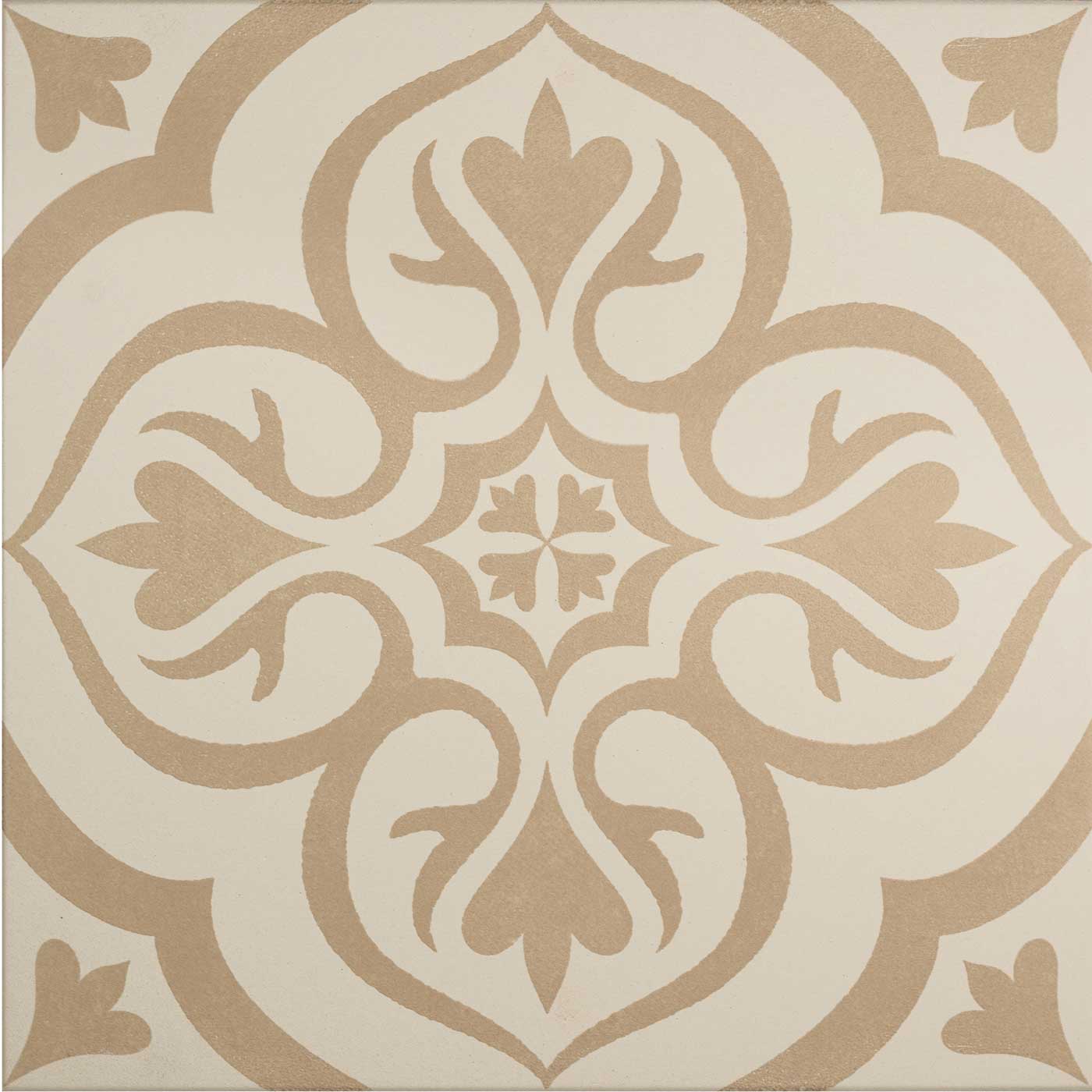 Image of Free Sample - Knightshayes Taupe On Chalk 10x10cm-sample-sample-Tile.co.uk