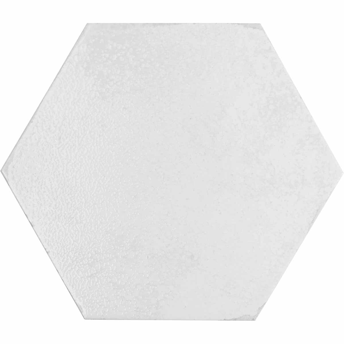 Image of Oken White Hexagon tile 26.7x23.2cm-Hexagon tile-Original Style-tile.co.uk