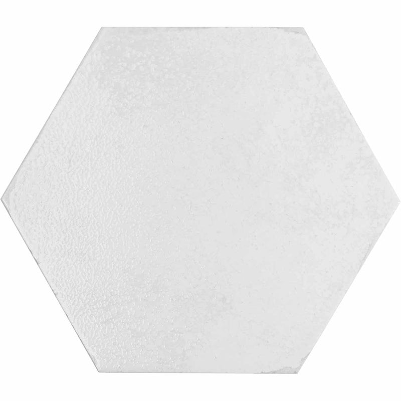 Image of Oken White Hexagon tile 26.7x23.2cm-Hexagon tile-Original Style-tile.co.uk