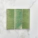 Pottery Porcelain Kale Green Brick Gloss - Swatch Sample - Delivered separately by Ca Pietra-sample-sample-Tile.co.uk