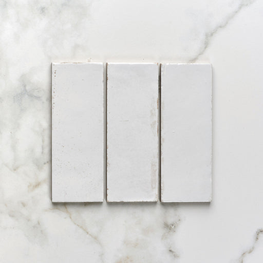 Pottery Porcelain Natural Cotton Brick Gloss - Swatch Sample - Delivered separately by Ca Pietra-sample-sample-Tile.co.uk