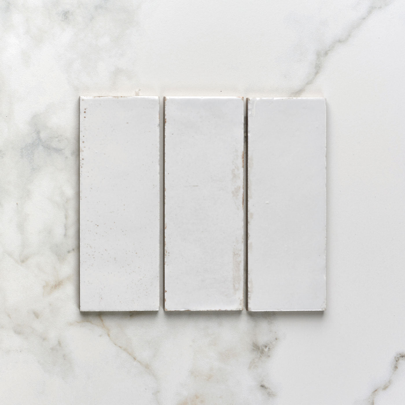Image of Pottery Porcelain Natural Cotton Brick Gloss - Sample B - Delivered separately by Ca Pietra-sample-sample-Tile.co.uk