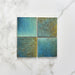Pottery Porcelain Ocean Blue Square Gloss - Swatch Sample - Delivered separately by Ca Pietra-sample-sample-Tile.co.uk