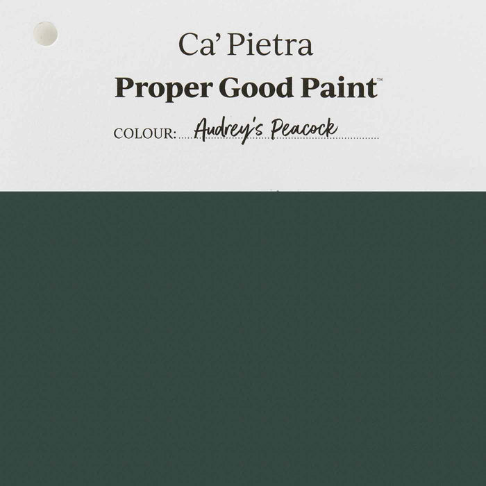 Ca Pietra Audrey's Peacock Proper Good Paint-Paint-Ca Pietra-tile.co.uk