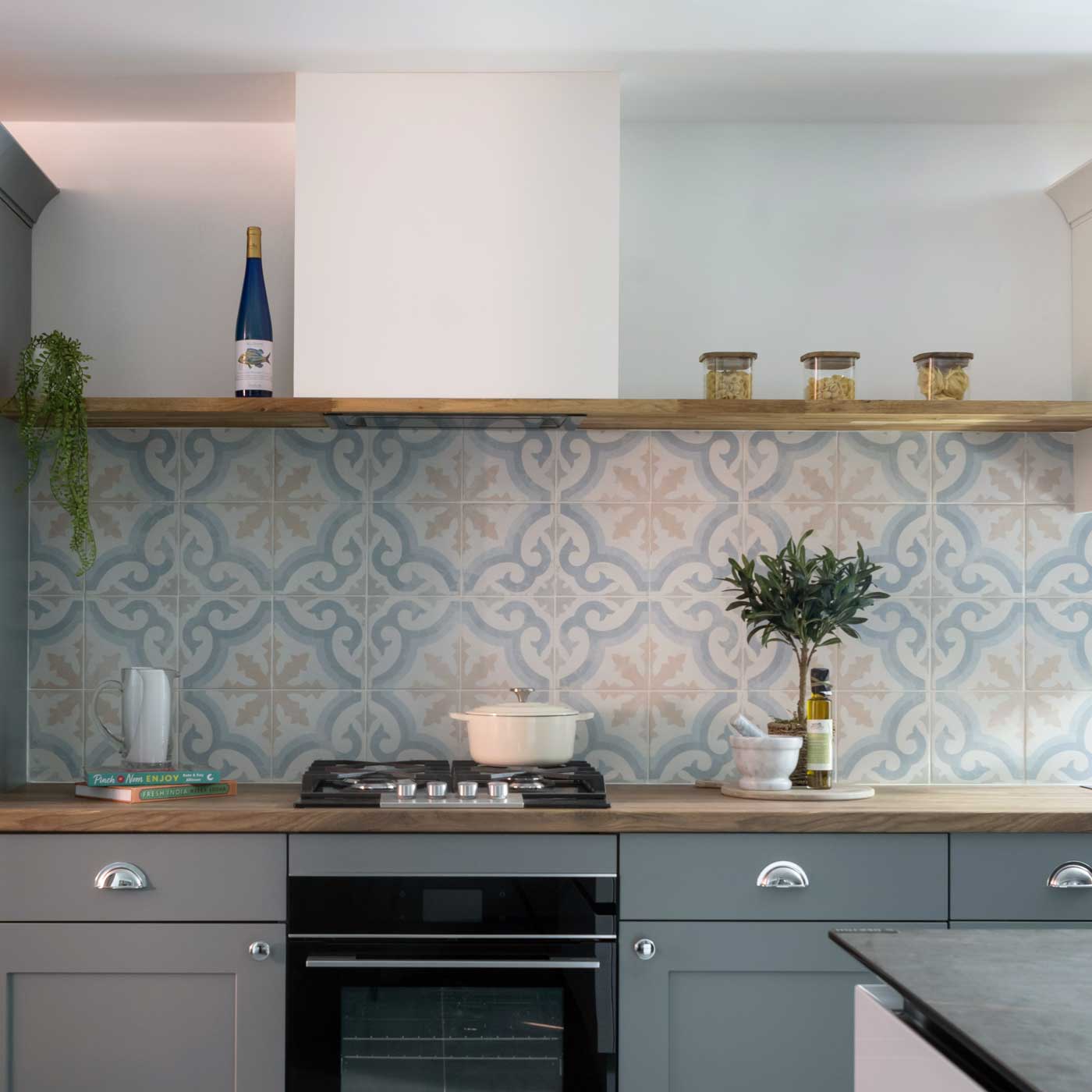 Image of Remor pattern tile 20x20cm-Pattern tile-Dune Ceramica-Tile.co.uk