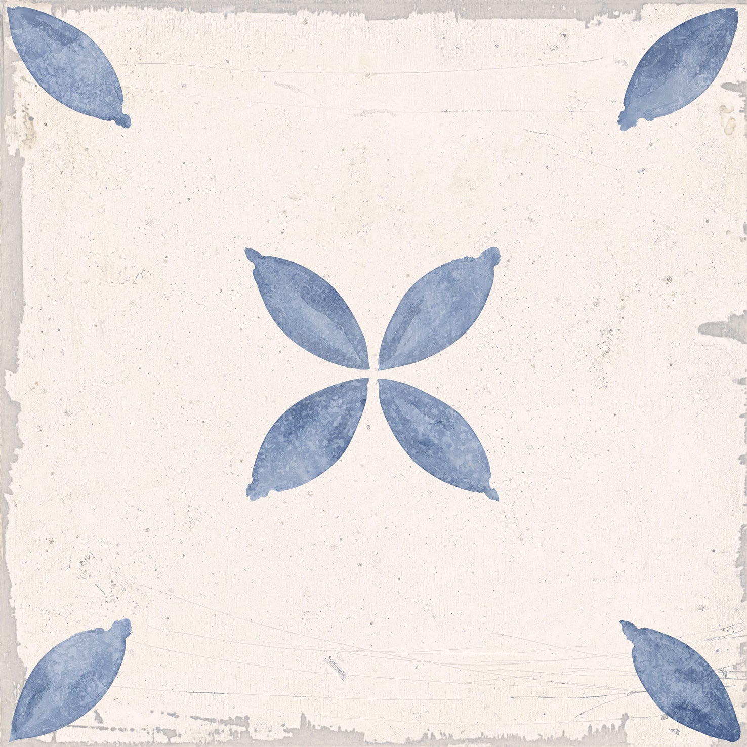 Image of Maria Azul pattern floor tile 25x25cm-Pattern tile-Keros-Tile.co.uk