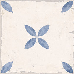 Maria Azul Blue Patterned Porcelain Tile 25x25cm | Tile.co.uk