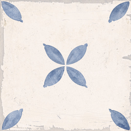 Maria Azul pattern floor tile 25x25cm-Pattern tile-Keros-Tile.co.uk