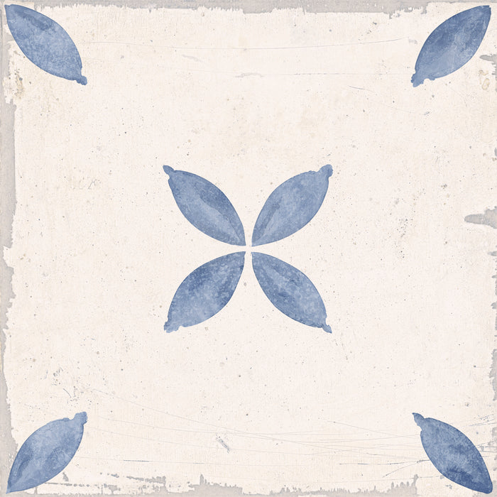 Maria Azul pattern floor tile 25x25cm-Pattern tile-Keros-Tile.co.uk