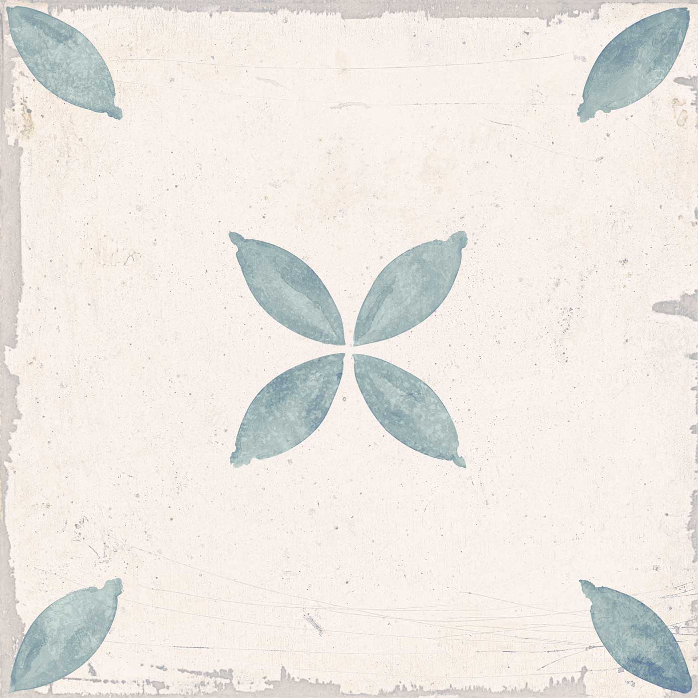 Image of Maria Green pattern floor tile 25x25cm-Pattern tile-Keros-Tile.co.uk