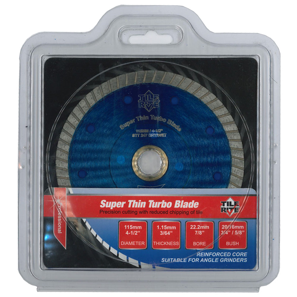 Image of PREMIUM QUALITY SUPER THIN TURBO BLADE 1-Cutting Disc-Tile Rite-Tile.co.uk