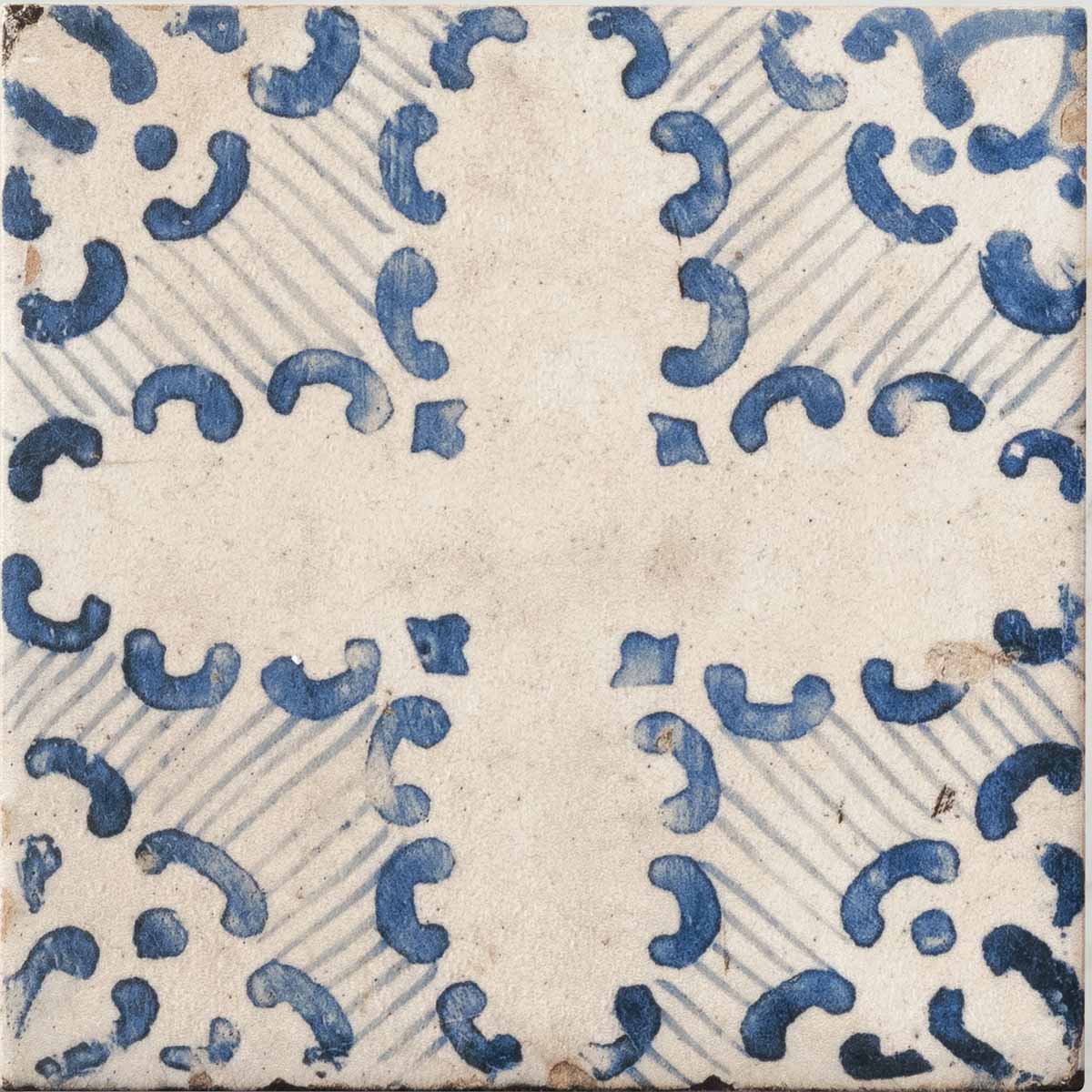 Image of Sardinia Tarricone Pattern tile 20x20cm-Pattern tile-Ca Pietra-tile.co.uk