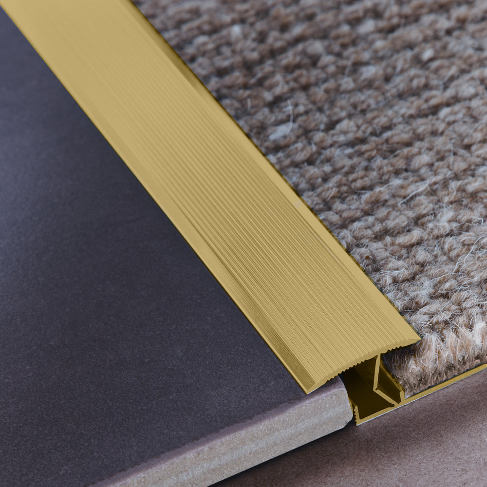 Image of THRESHOLD STRIP GOLD - Carpet to tile-Drill Bits-Tile Rite-Tile.co.uk