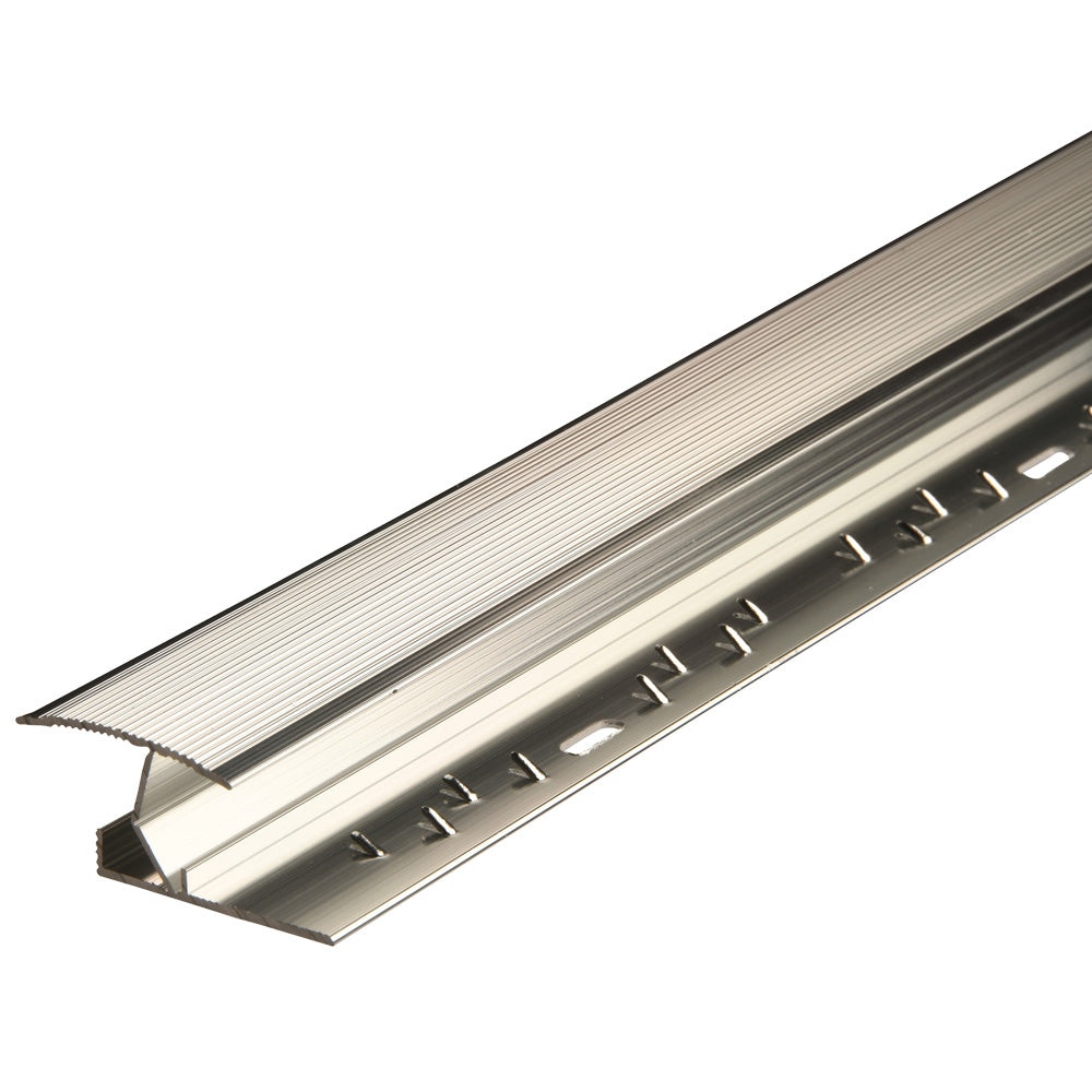 Image of THRESHOLD STRIP SILVER - Carpet to tile-Drill Bits-Tile Rite-Tile.co.uk