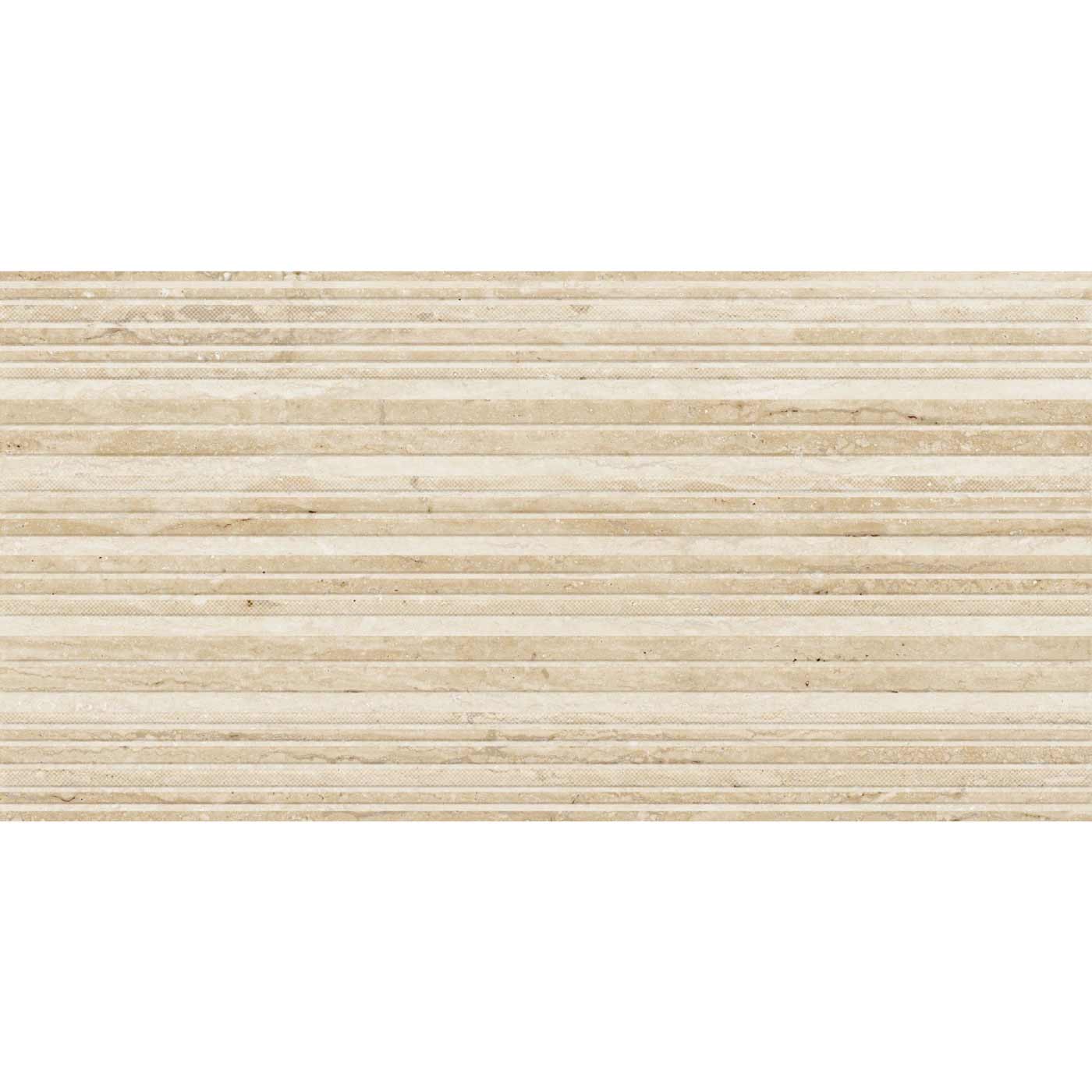 Image of Toscana Beige Decor Wall Tile 25x50cm-Ceramic wall tile-Keros-Tile.co.uk