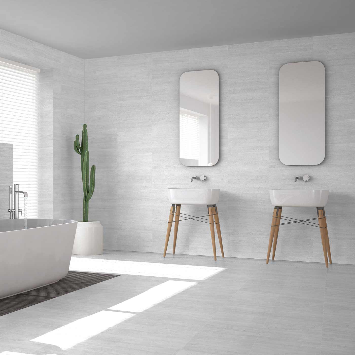Image of Toscana Grey Decor Wall Tile 25x50cm-Ceramic wall tile-Keros-Tile.co.uk