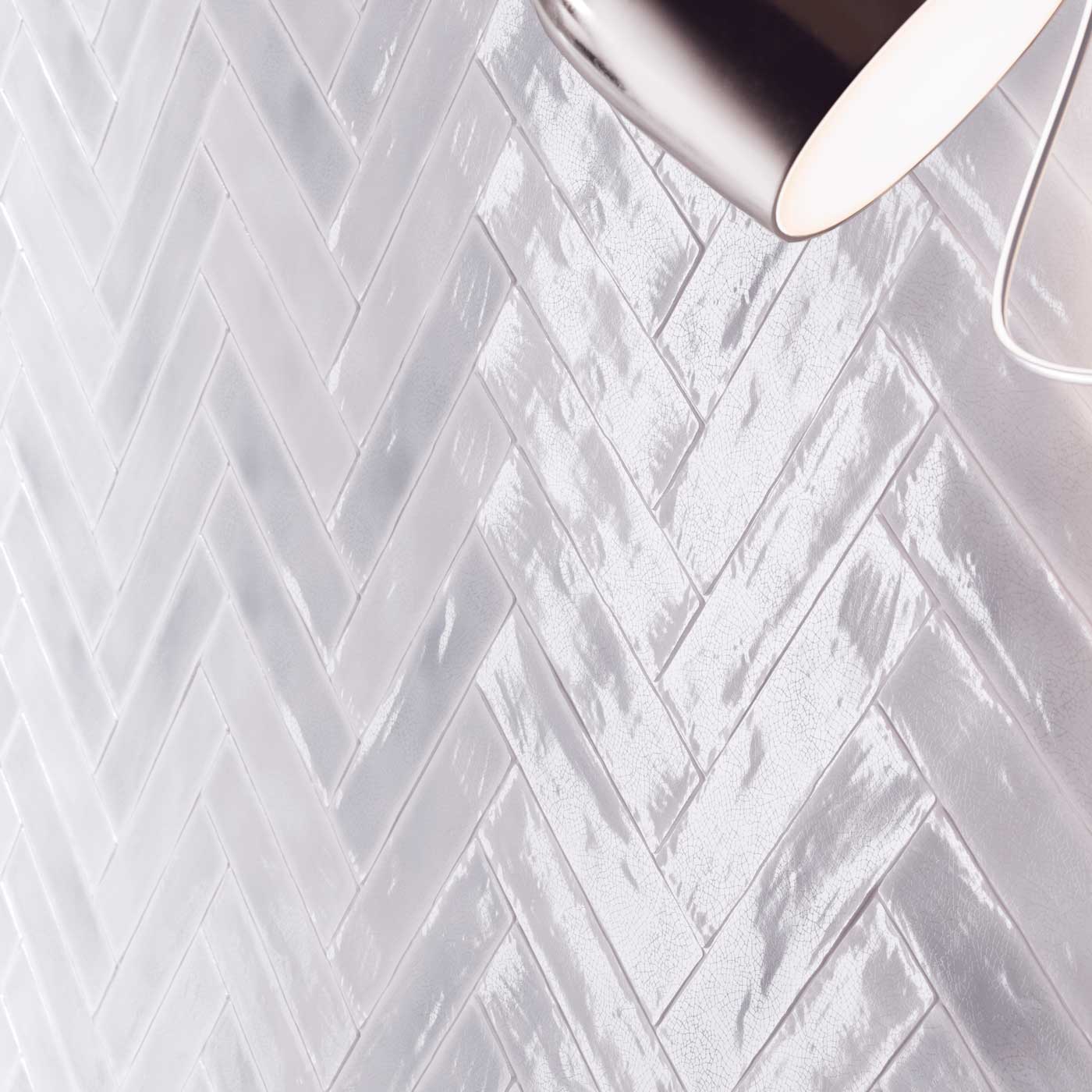 Image of Crackle Brick Lavender Tile 7.5x30cm-Ceramic wall tile-Estudio Ceramico-tile.co.uk